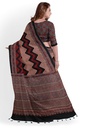 Hand Block Print Modal Silk Saree