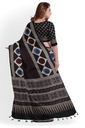 Hand Block Print Modal Silk Saree