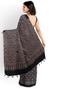 Hand Block Print Modal Silk Saree