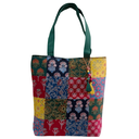 Handcrafted Ajrakh Patchwork Tote Bag