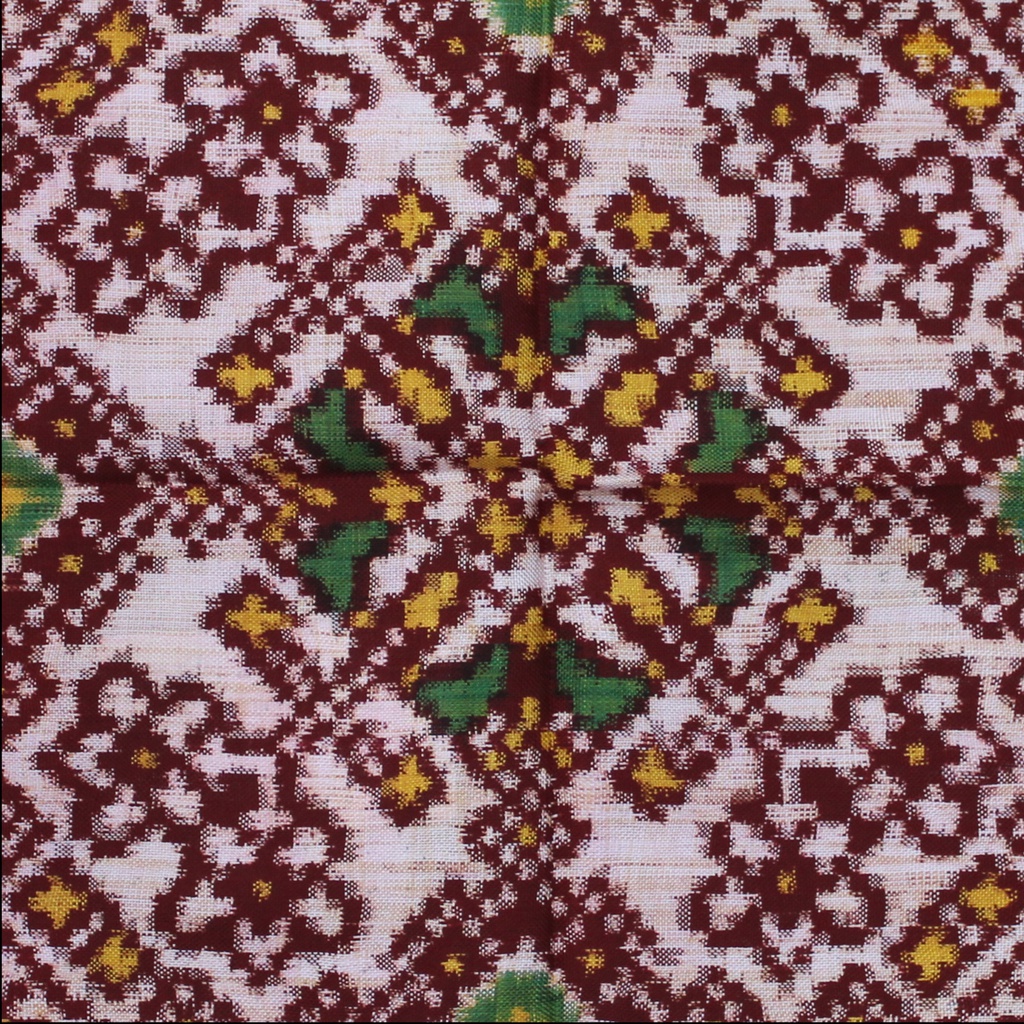 Handloom Double Ikat Patola Pocket Square