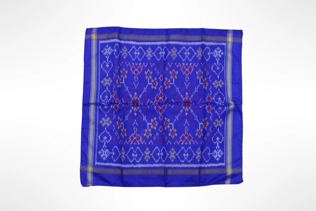Handloom Single Ikat Patola Pocket Square