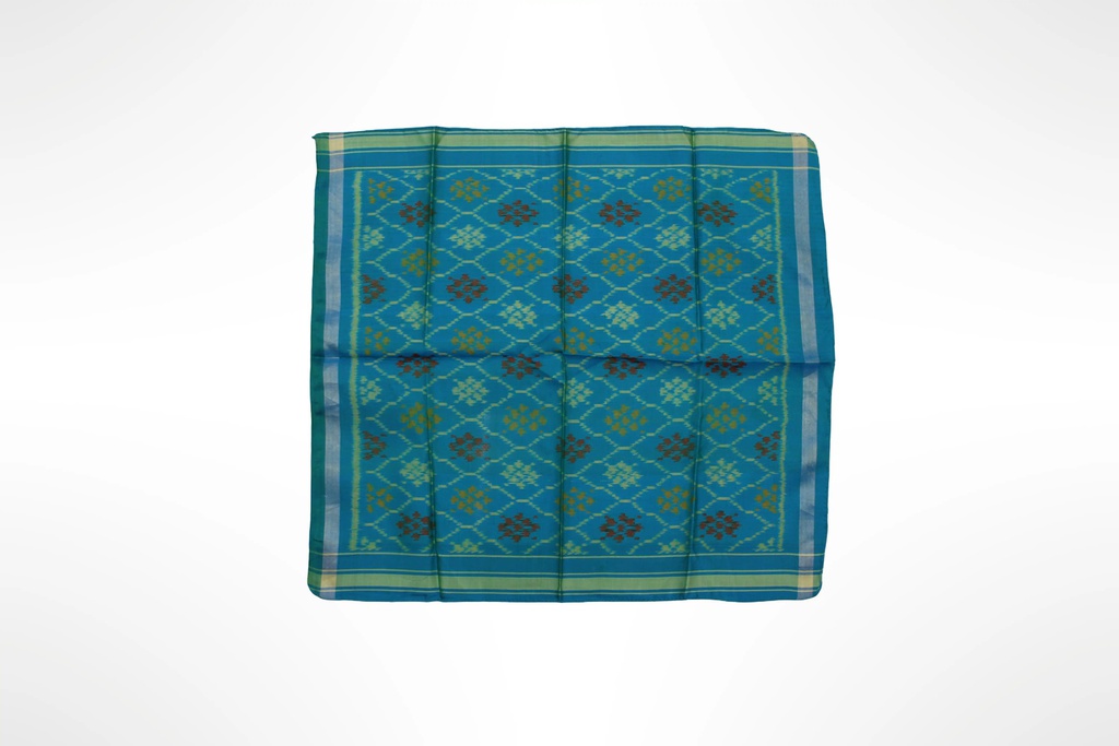Handloom Single Ikat Patola Pocket Square