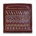 Handstitched Leather Bag with Thread Work