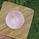 Handcrafted Natural Rose Quartz Crystal Bowl