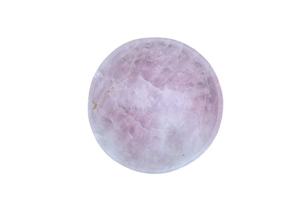 Handcrafted Natural Rose Quartz Crystal Bowl