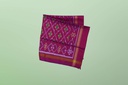 Handloom Single Ikat Patola Pocket Square