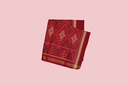 Handloom Single Ikat Patola Pocket Square