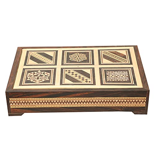 Handmade Sadeli Work Multipurpose Decorative Wooden Box
