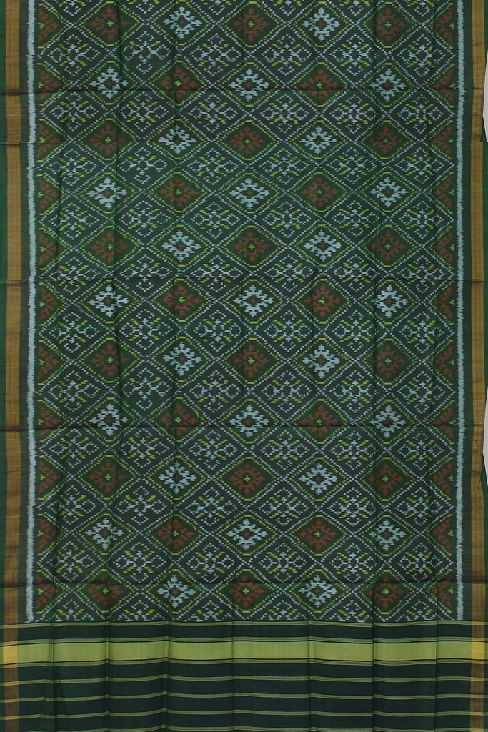 Handloom Single Ikat Patola Silk Dupatta