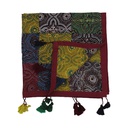 Ajrakh Hand Block Print Patchwork Cotton Stole