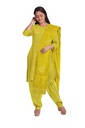 Handcrafted Cotton Applique Work Dress Material / Salwar Suit