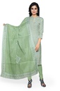 Handcrafted Cotton Applique Work Dress Material / Salwar Suit