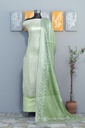 Handcrafted Cotton Applique Work Dress Material / Salwar Suit