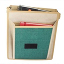 Handmade Jute Canvas Messenger Bag / Shoulder Bag