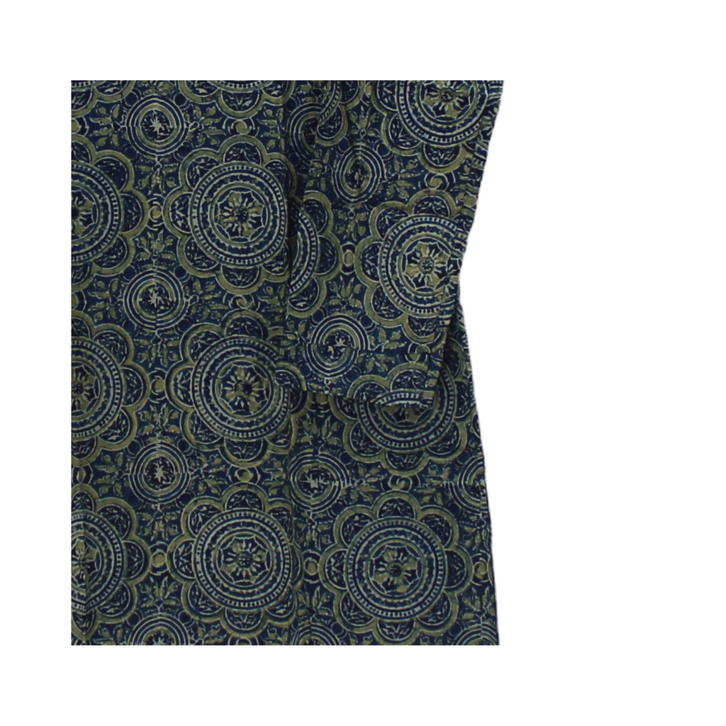 Men's Ajrakh Hand Block Print Cotton Kurta