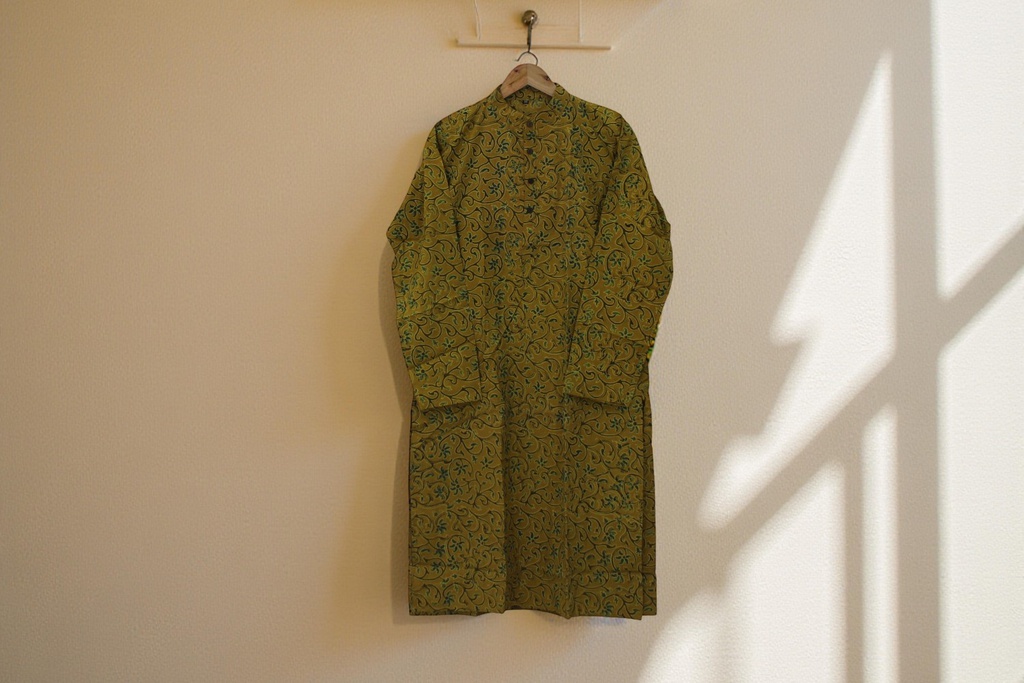 Men Hand Block Print Cotton Kurta