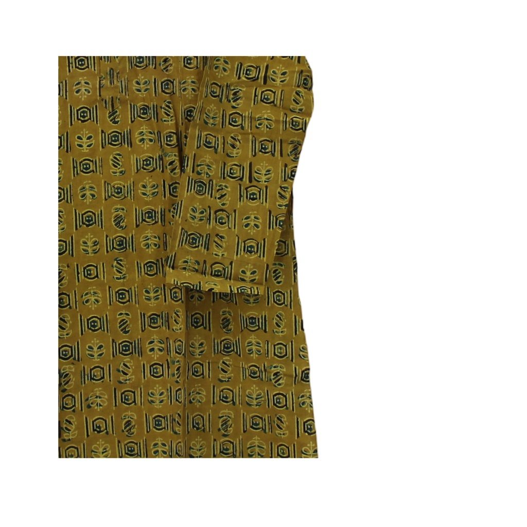 Men's Ajrakh Hand Block Print Cotton Kurta