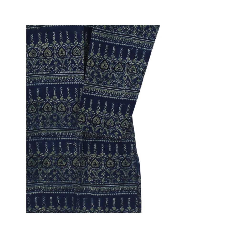 Men's Ajrakh Hand Block Print Cotton Kurta