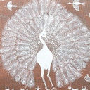 Handmade Brown Warli Painting