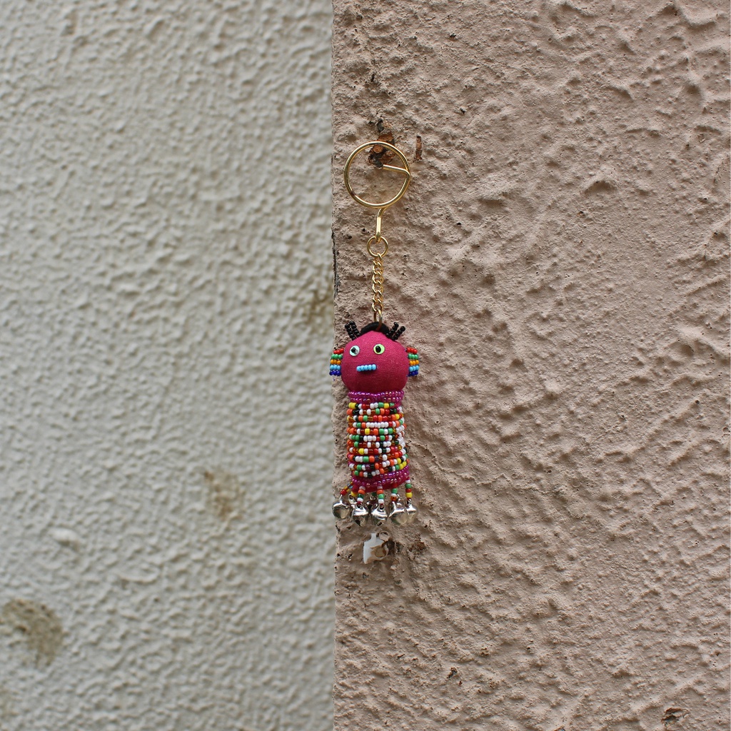 Handmade Beaded Keychain