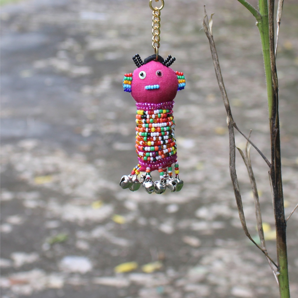 Handmade Beaded Keychain