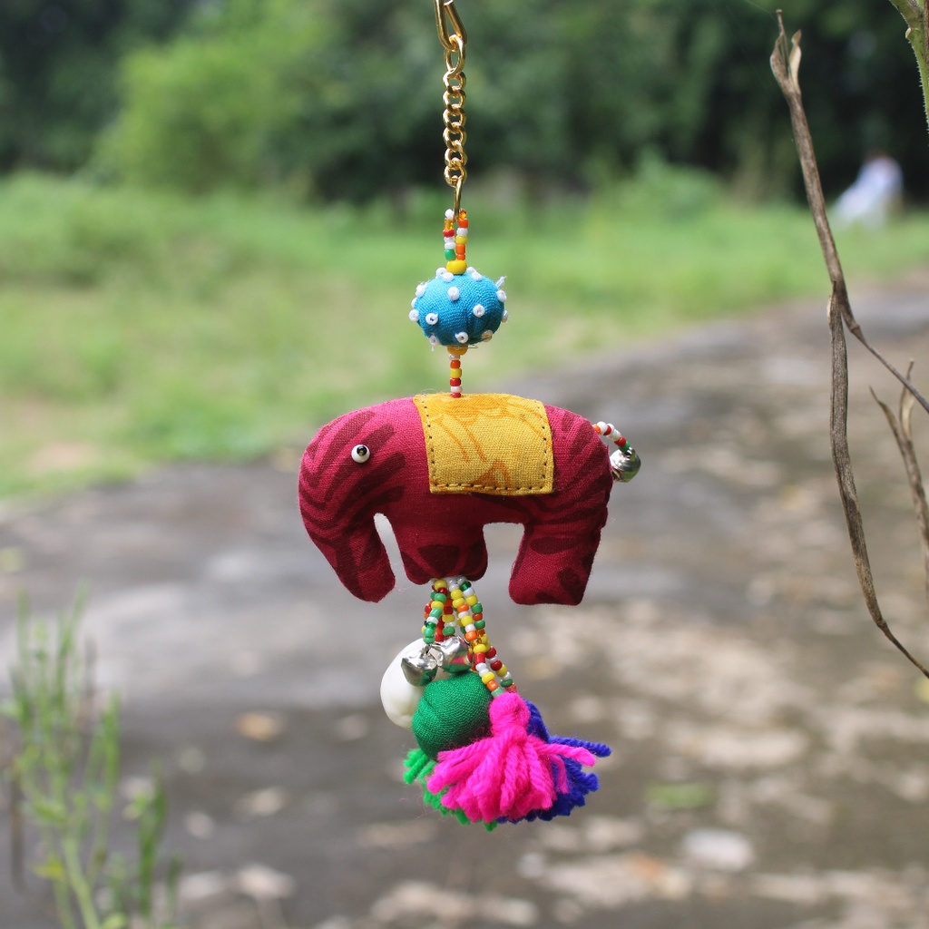 Handmade Beaded Keychain