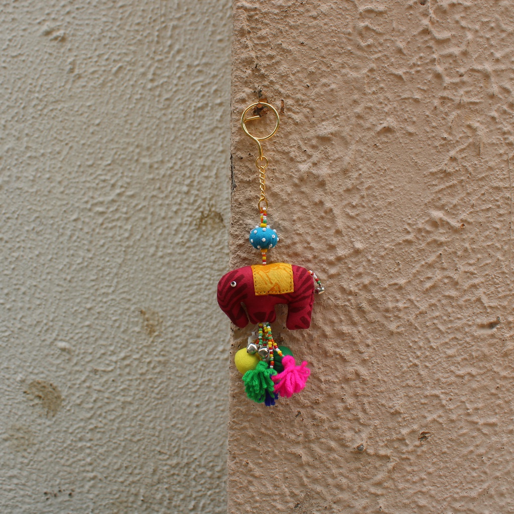Handmade Beaded Keychain