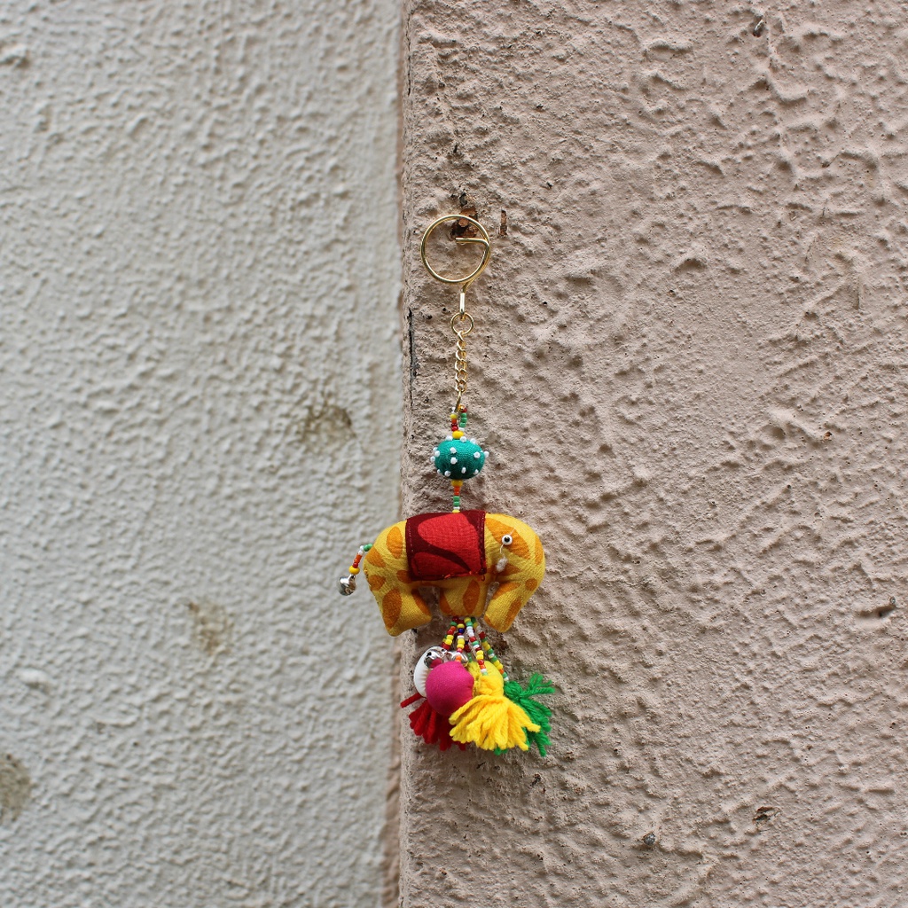 Handmade Beaded Keychain