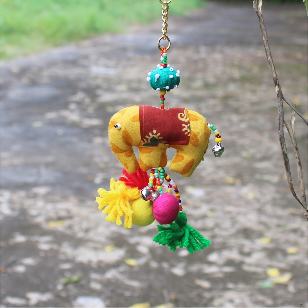Handmade Beaded Keychain