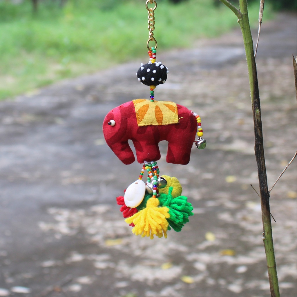 Handmade Beaded Keychain