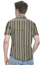 Men’s Short-Sleeve Striped Casual Shirt