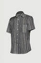 Men’s Short-Sleeve Striped Casual Shirt