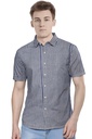 Men’s Short-Sleeve Striped Casual Shirt