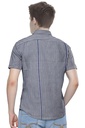 Men’s Short-Sleeve Striped Casual Shirt