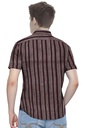 Men’s Short-Sleeve Striped Casual Shirt