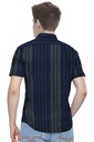 Men’s Short-Sleeve Striped Casual Shirt