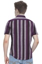 Men’s Short-Sleeve Striped Casual Shirt