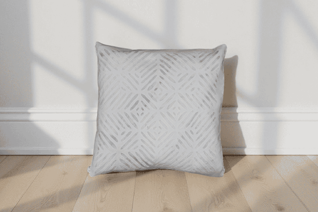 Handmade Applique Work Cushion Cover
