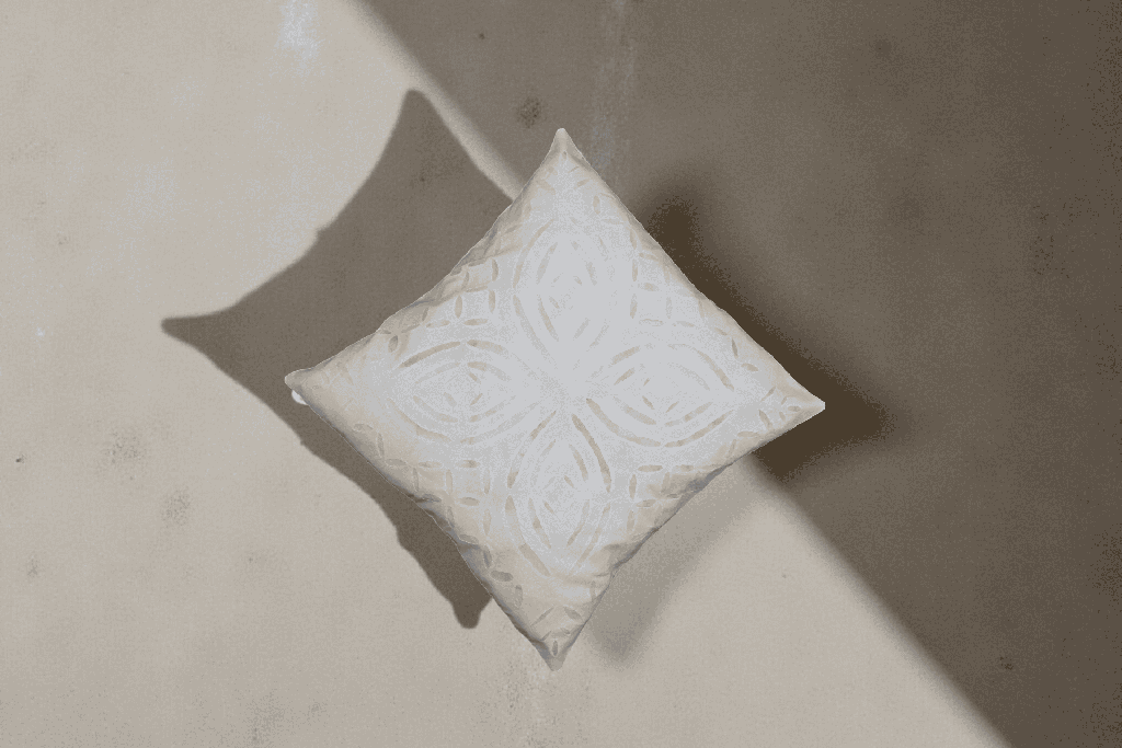 Handmade Applique Work Cushion Cover
