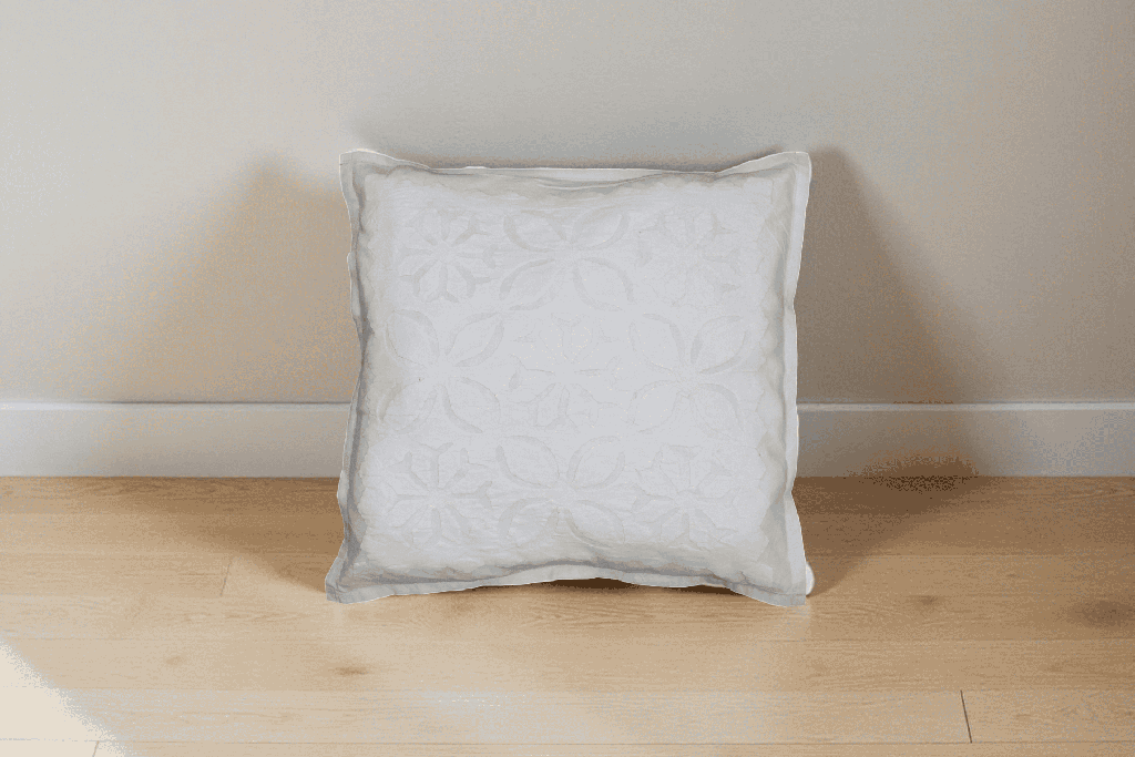 Handmade Applique Work Cushion Cover