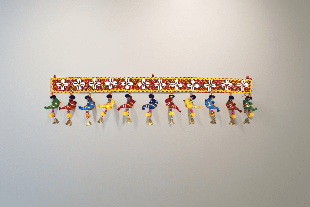 Multicolour Hand Embroidered Toran/Door Valance