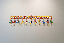 Multicolour Hand Embroidered Toran/Door Valance