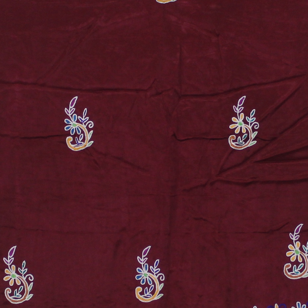 Aari Work Embroidered Viscose Cotton Dupatta