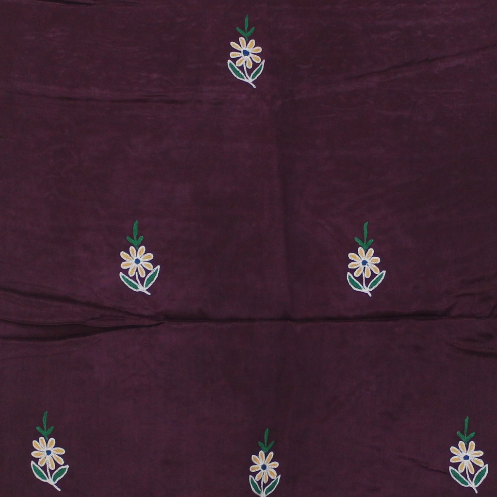 Aari Work Embroidered Viscose Cotton Dupatta