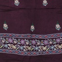 Aari Work Embroidered Viscose Cotton Dupatta