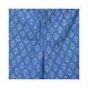 Elegant Cotton Block-Print Comfort Pants / Trouser