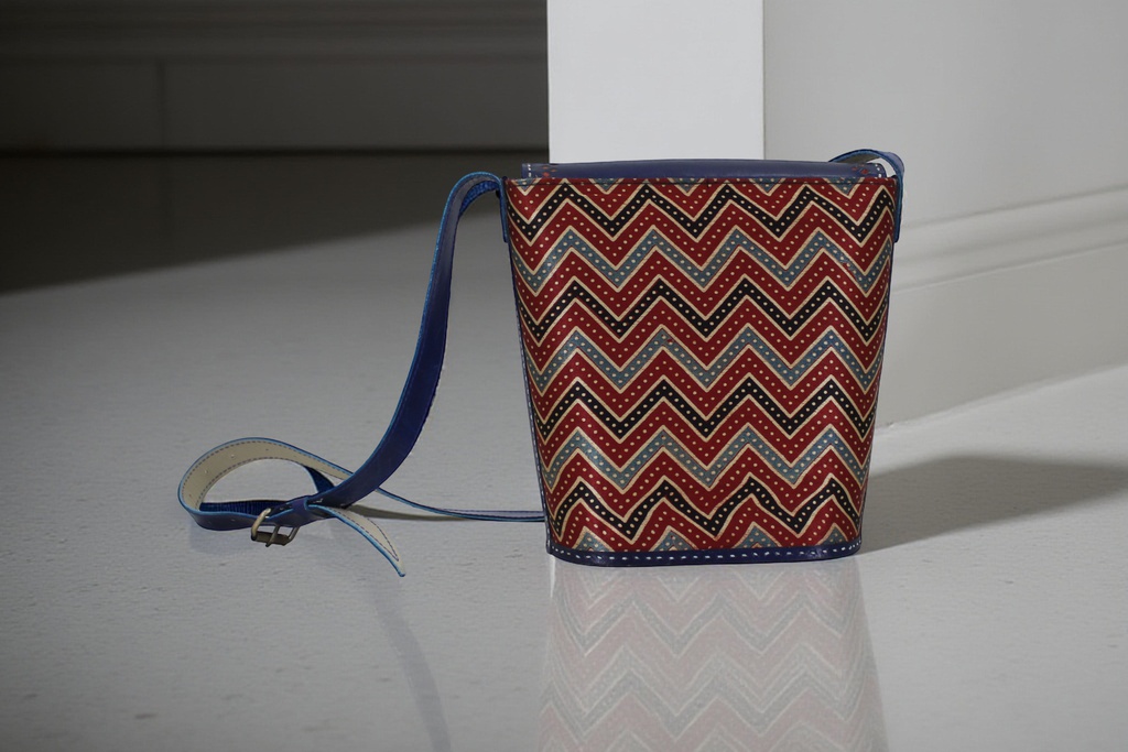 Handcrafted Kutchi Leather Balti Sling Bag