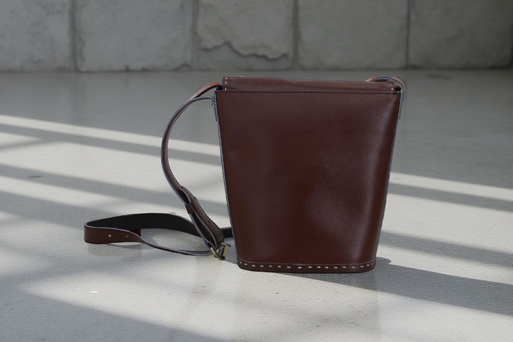 Handcrafted Kutchi Leather Balti Sling Bag