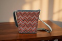 Handcrafted Kutchi Leather Balti Sling Bag